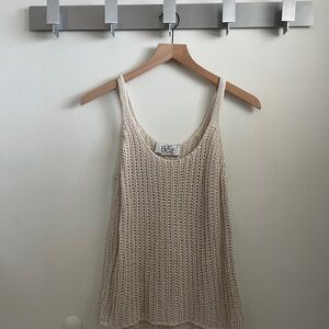 Cream Knit Women's Top
